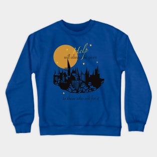 Black Castle Help Crewneck Sweatshirt